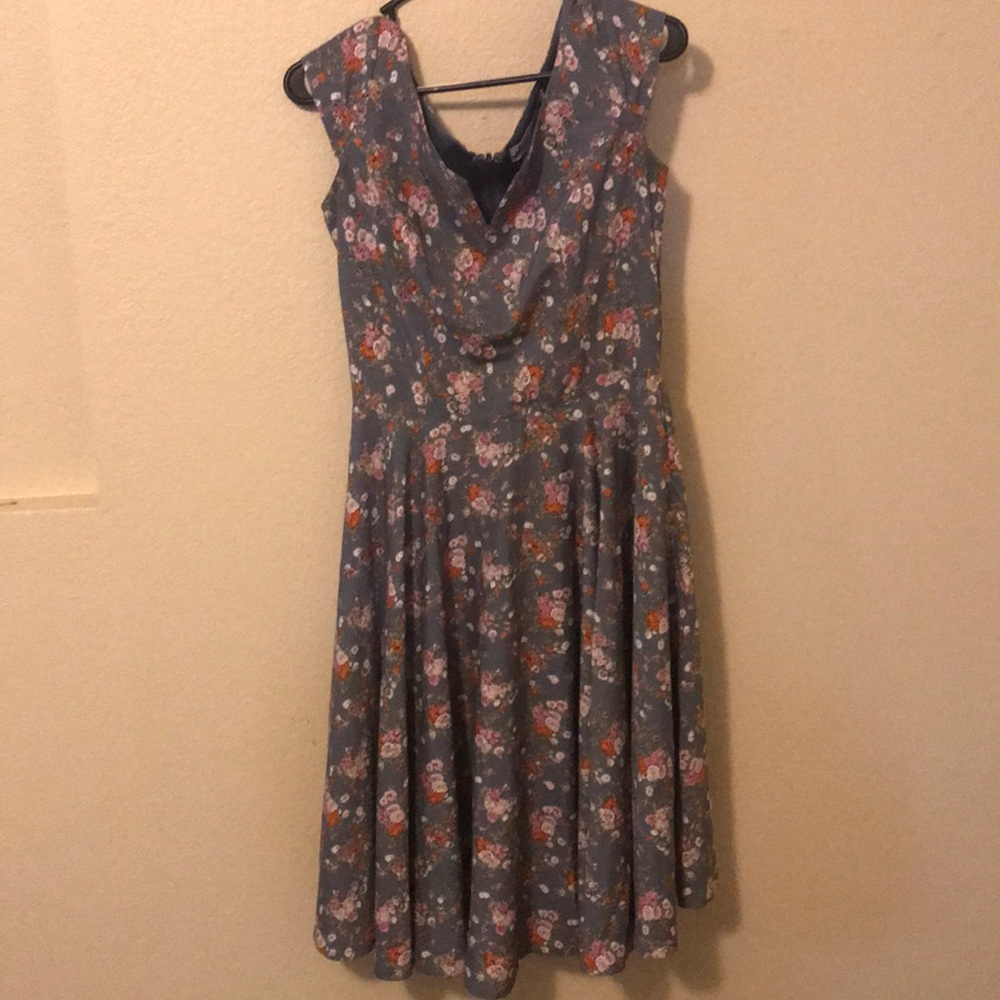 Mod cloth floral dress, size Small
